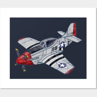 P-51 Mustang Posters and Art